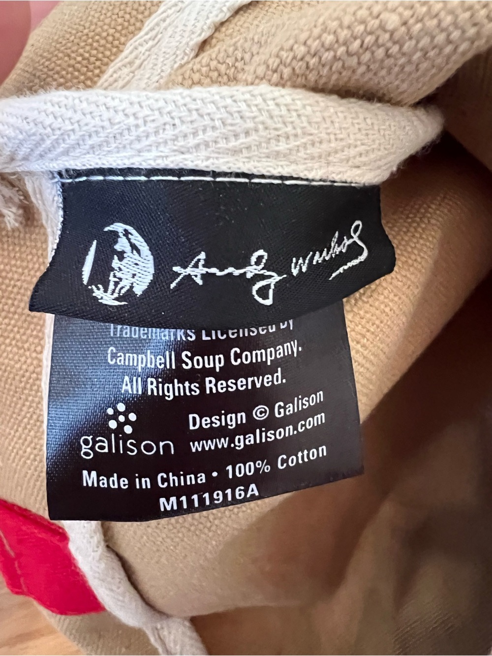Andy Warhol Campbell's Soup Canvas Tote Bag - Unisex - Picture 6 of 7